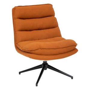 Fauteuil pivotant ambre vintage