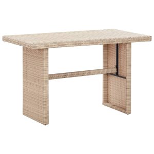 Table de jardin en Résine tressée L110 (MARKETPLACE)
