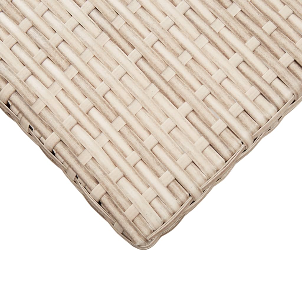 Table de jardin en Résine tressée L110 (MARKETPLACE) – Image 3