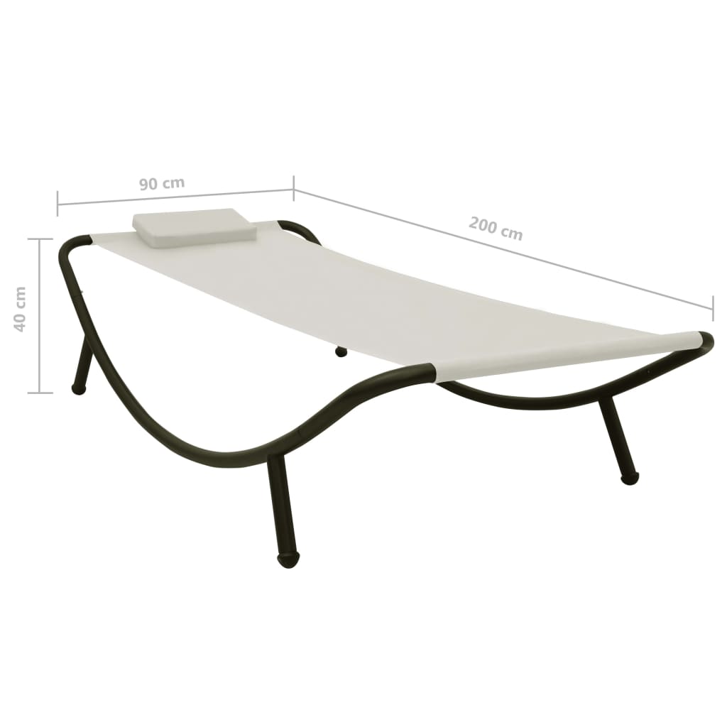 Chaise longue d’extérieur/jardin 1 place (MARKETPLACE) – Image 4