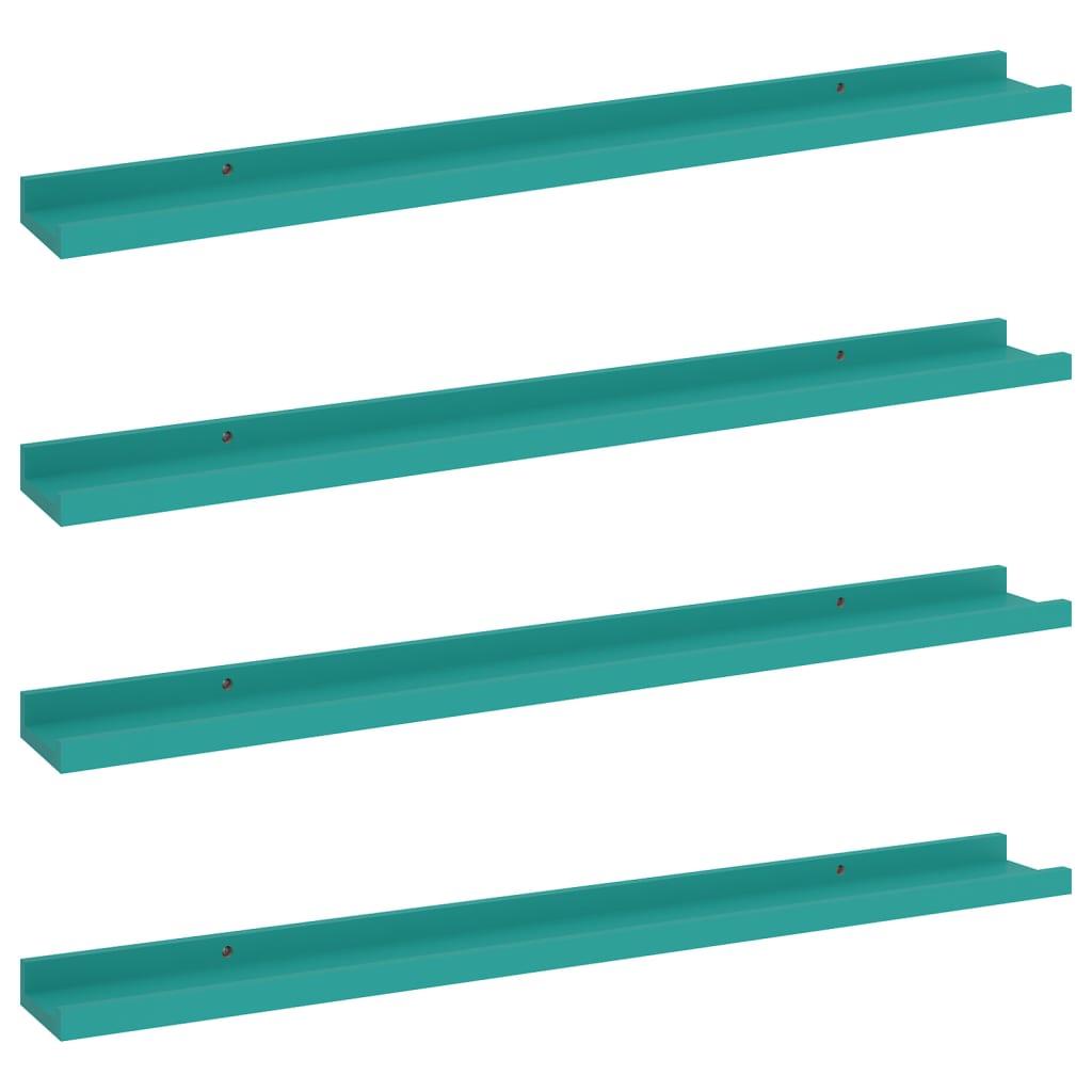 Lot de 4 étagères bleues 80×9 (MARKETPLACE) – Image 3