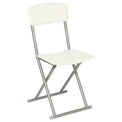 Chaise pliante blanche – Image 2