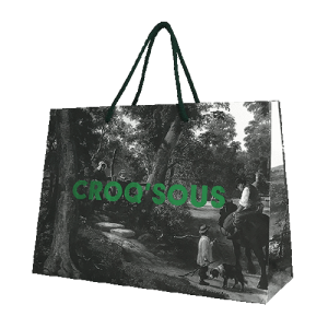Sac marquage à chaud vert