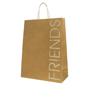Sac kraft personnalisé boutique de vêtements