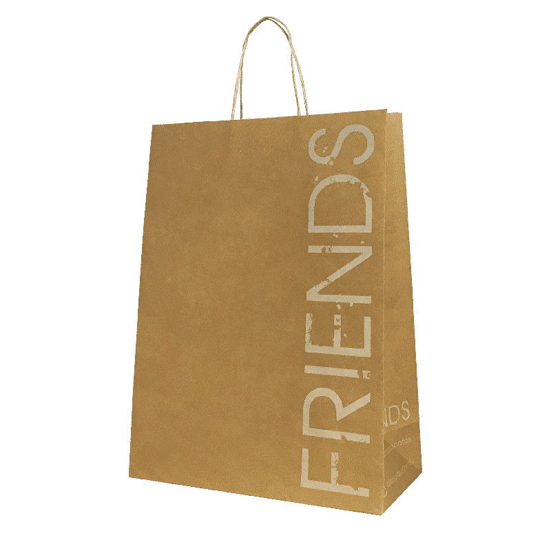Sac kraft personnalisé boutique de vêtements – Image 2
