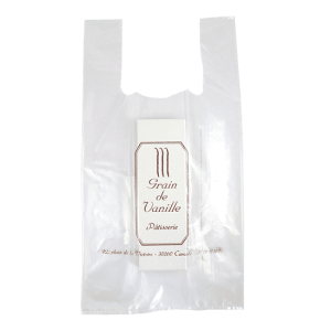 Sac plastique transparent