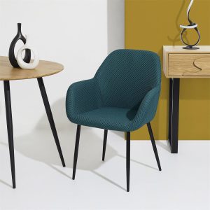 Fauteuil en tissus bleu