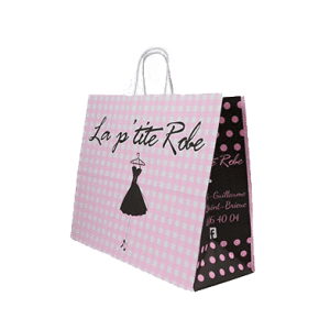 Sac papier personnalisé boutique prêt-à-porter