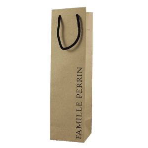 Sac bouteille kraft brun