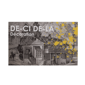Carte de visite boutique de décoration