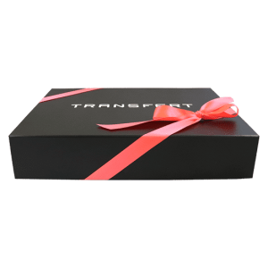 Ensemble boite et ruban cadeau