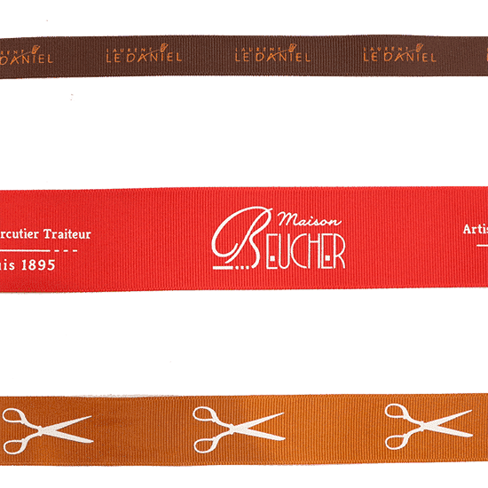 Rubans couleur gros grain