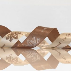 Ruban personnalisé chocolatier