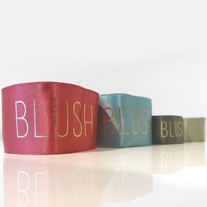 Ruban personnalisé satin couleur