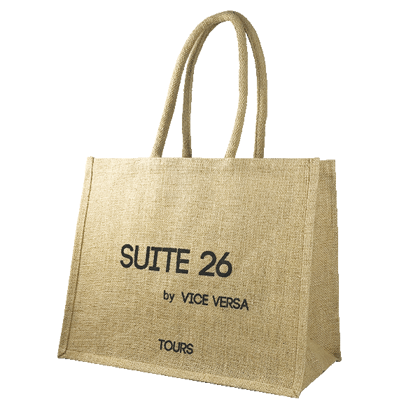 Sac en toile de jute personnalisé pour boutique de vêtements – Image 2