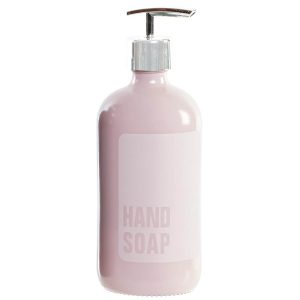 Distributeur de savon rose mat 450ml