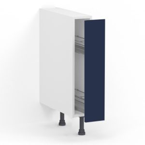Meuble bas range épice L15 x H85 x P58 – Bleu Pantone laqué mat