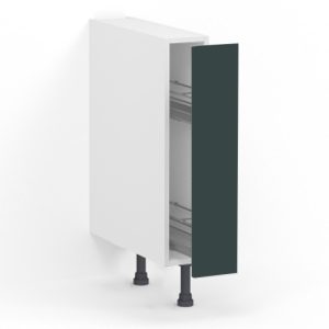 Meuble bas range épice L15 x H85 x P58 – Vert Pantone laqué mat