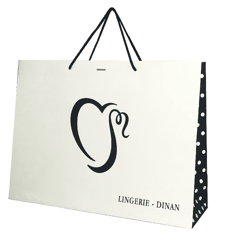 Sac luxe publicitaire boutique sous-vêtements – Image 2