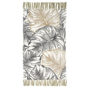 Tapis jungle à frange 50×80