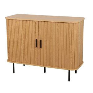 Buffet en bois 2 portes coulissantes L100