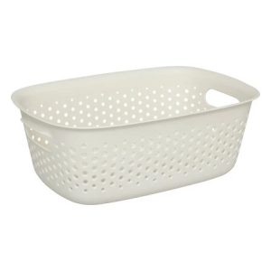 Panier en plastique crème 3.5L