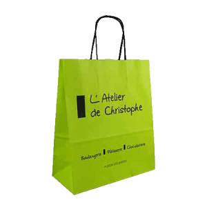 Sac papier personnalisé chocolatier
