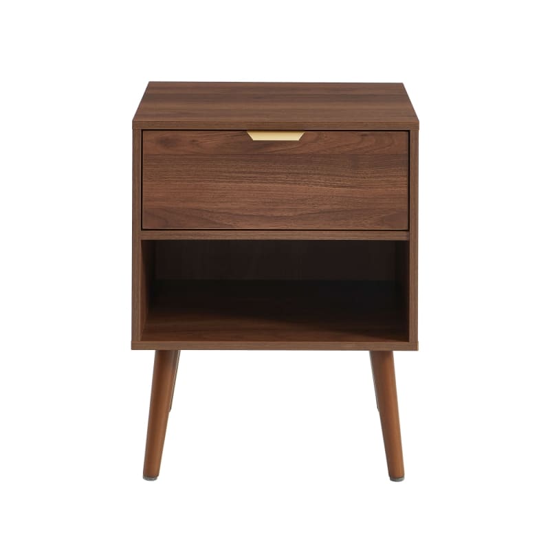 Lot de 2 tables de chevet NEAB effet noyer – Image 8