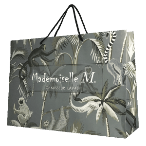 Sac chausseur imprimé jungle quadri