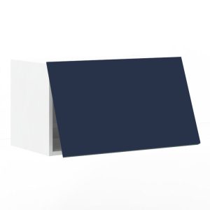 Meuble haut 1 porte L60 x H35 x P33 – Bleu Pantone laqué mat – meuble livré monté
